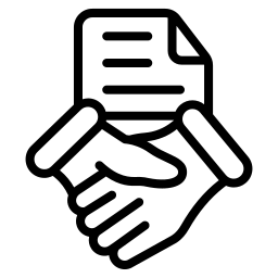 Contractors, suppliers, and service providers icon